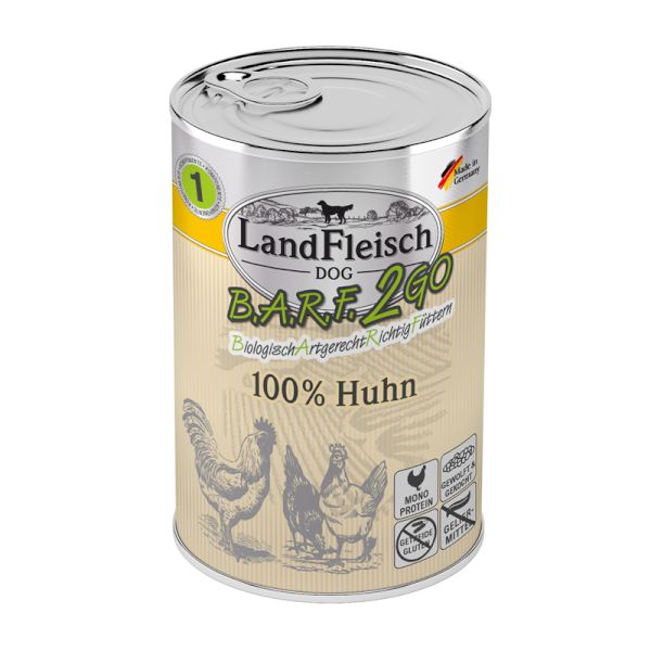 LandFleisch B.A.R.F.2GO 100 % vom Huhn