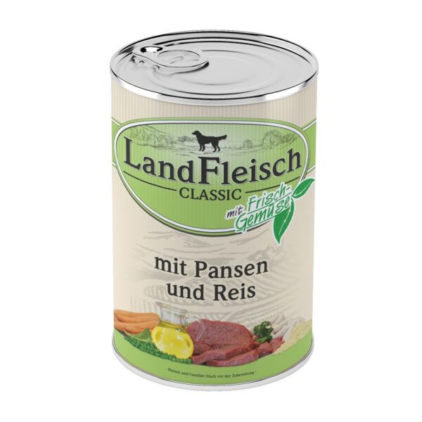 Landfleisch Dog Classic Pansen & Reis