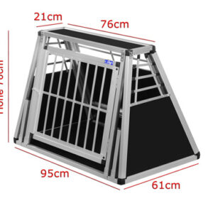 Startseite 8 Bild der Alpuna Alu-Hundebox N58 mit Maßen